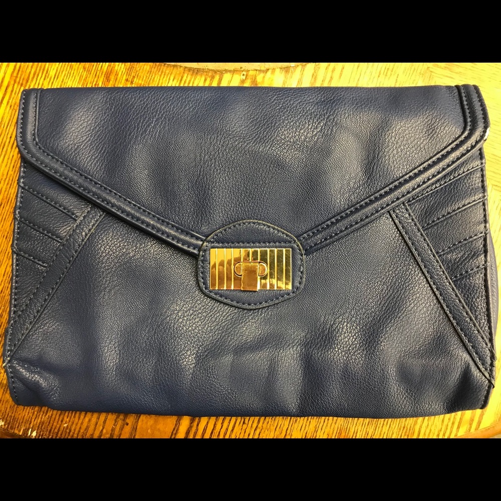 Boho Blue Clutch